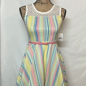 Girls striped dress
